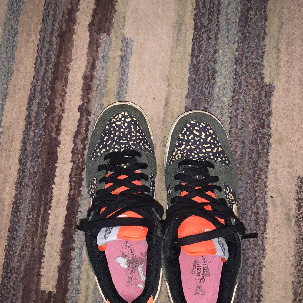 Nike Dunk Low Gone Fishing Rainbow Trout
Size 9